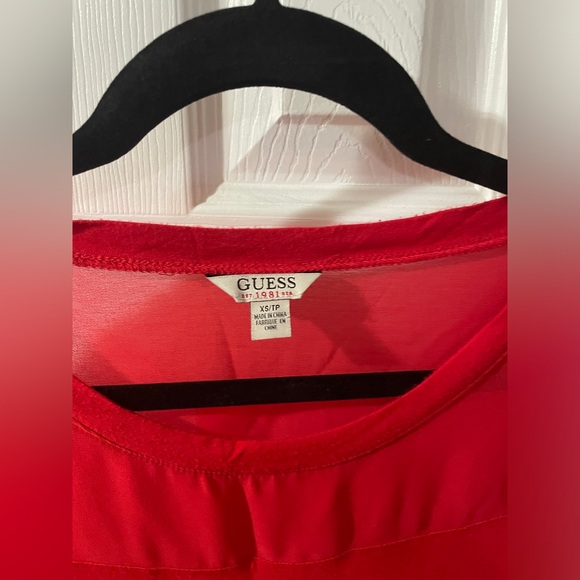 GUESS Top With Rhinestones Size XS - Picture 2 of 6